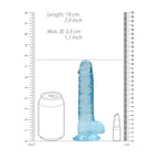 REALROCK Crystal Clear 7 Inch Realistic Dildo With Balls > Dildos > Realistic Dildos
