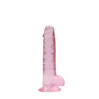 REALROCK Crystal Clear 7 Inch Realistic Silicone Dildo with Suction Cup Base > Dildos > Realistic Dildos