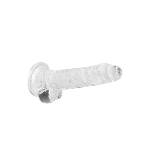 REALROCK 7'' Realistic Dildo With Balls - 17.8 cm Dong in Clear DONGS