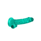 REALROCK Crystal Clear 7 Inch Realistic Dildo with Balls – Body-Safe Dildo > Dildos > Realistic Dildos