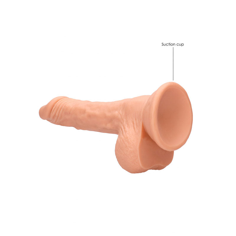 RealRock 7 Inch Realistic Dildo with Balls – Lifelike Phthalate-Free Dildo > Dildos > Realistic Dildos