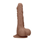 RealRock 8 Inch Realistic Dong with Balls – Phthalate-Free Dong > Dildos > Realistic Dildos
