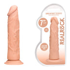 RealRock 10 Inch Realistic Dong With Testicles Flesh 10.5 Inches Flesh Pink > Dildos > Large Dildos