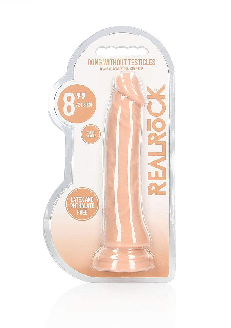 Realrock 8 Inch Realistic Dildo 20.3 Centimeter Dong Flesh Dongs Realistic