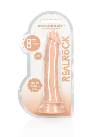 Realrock 8 Inch Realistic Dildo 20.3 Centimeter Dong Flesh Dongs Realistic