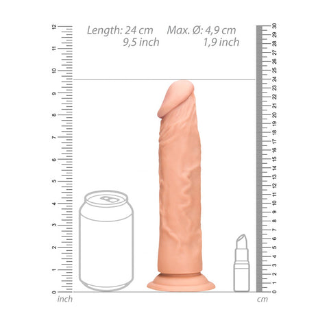 Realrock 9 Inch Realistic Dildo 22.9 Centimeter Dong Dongs Realistic