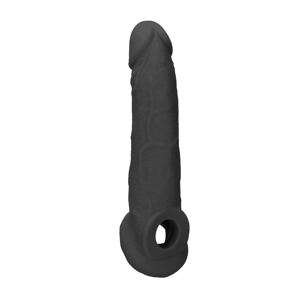 Realrock Realistic Penis Extender 9 Inch Phthalate-Free Penis Extension Sleeve > Sex Toys For Men > Penis Sleeves