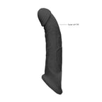 Realrock Realistic Penis Extender 9 Inch Phthalate-Free Penis Extension Sleeve > Sex Toys For Men > Penis Sleeves