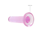 REALROCK Crystal Clear Dildo With Suction Cup – 13.5 cm Dildo > Dildos > Slim Dildos