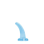 Realrock Transparent Curved Dildo With Suction Cup Base – 11.5cm > Dildos > Neutral Dildos