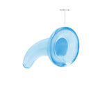Realrock Transparent Curved Dildo With Suction Cup Base – 11.5cm > Dildos > Neutral Dildos