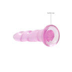 RealRock Crystal Clear 17 cm Dildo with Suction Base > Dildos > Realistic Dildos