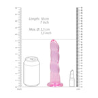 REALROCK Crystal Clear Dildo With Suction Cup – Non Realistic Dildo > Dildos > Neutral Dildos