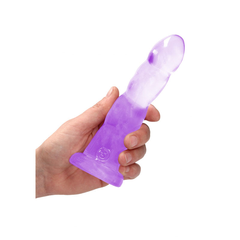REALROCK Crystal Clear Dildo With Suction Base – Non Realistic Dildo > Dildos > Neutral Dildos