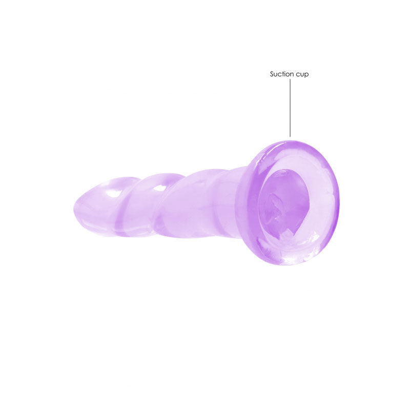 REALROCK Crystal Clear Dildo With Suction Base – Non Realistic Dildo > Dildos > Neutral Dildos