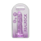 REALROCK Crystal Clear Dildo With Suction Base – Non Realistic Dildo > Dildos > Neutral Dildos