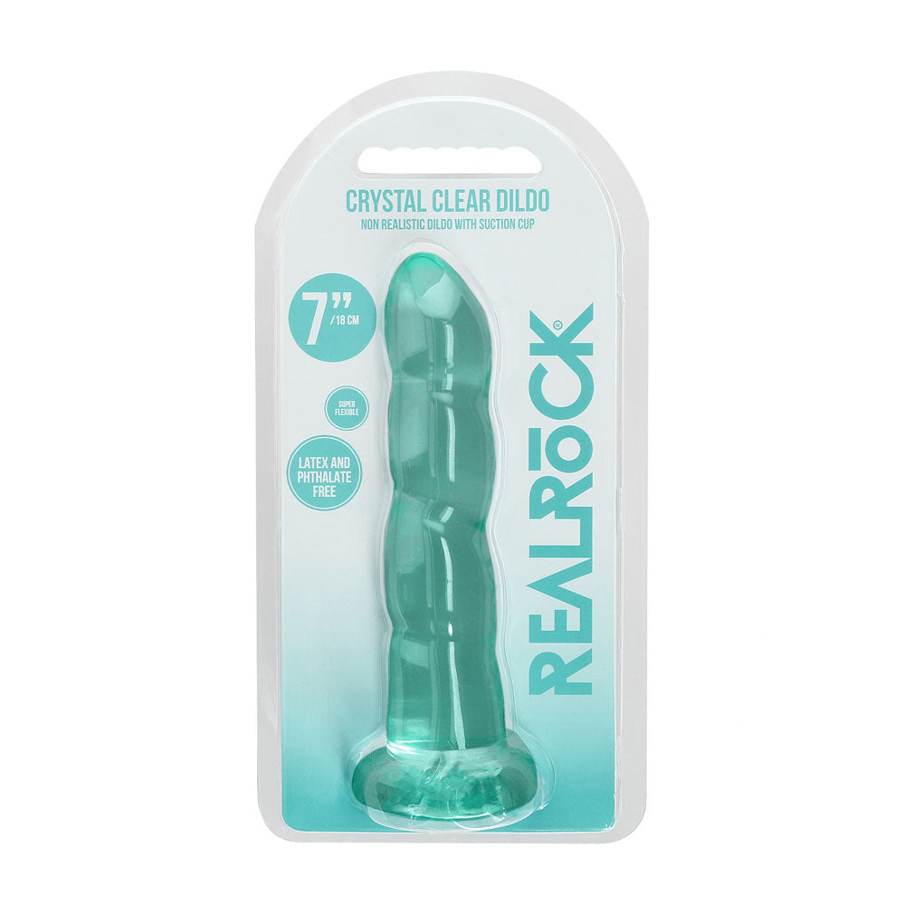 RealRock Crystal Clear 17 cm Dildo with Suction Base > Dildos > Realistic Dildos