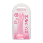 Realrock Crystal Clear Dildo With Suction Cup 17 cm - Dildo > Dildos > Realistic Dildos