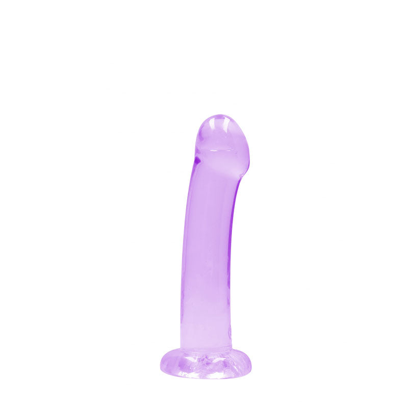 REALROCK Crystal Clear Dildo With Suction Cup – 17 cm Non-Realistic Dildo > Dildos > Neutral Dildos