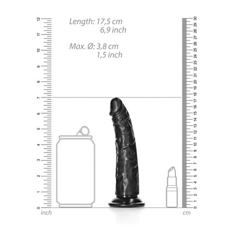 REALROCK Realistic Slim Dildo without Balls 15.5 cm (6 Inch) Dong Dongs Realistic