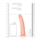 RealRock Realistic Slim Dildo with Suction Cup – 18cm (7") Dildo > Dildos > Realistic Dildos