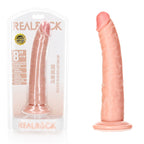 RealRock Realistic Slim Dildo with Suction Cup – 20.5cm Dildo Flesh > Dildos > Slim Dildos