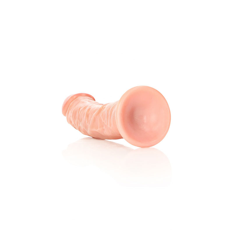 REALROCK Realistic Curved Dildo with Suction Cup - 18 cm (7 inch) Dongs Realistic