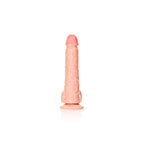 RealRock 7 Inch Cock With Balls Regular Straight Dildo Flesh Color > Dildos > Realistic Dildos