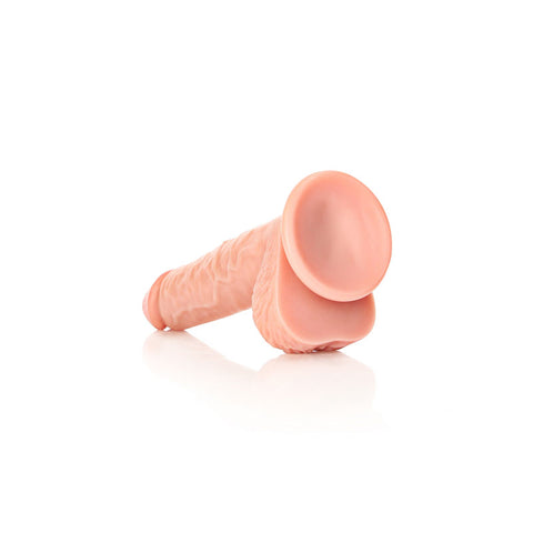 Realrock Straight Realistic Dildo with Balls 20.5 Centimeters 8 Inches Dong Dongs Realistic