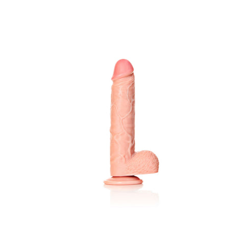 REALROCK 23 cm Straight Realistic Dildo with Balls - 9 Inch Dong Dongs Realistic