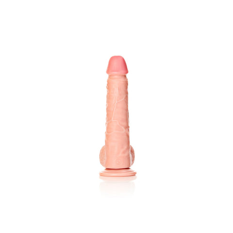 REALROCK 23 cm Straight Realistic Dildo with Balls - 9 Inch Dong Dongs Realistic