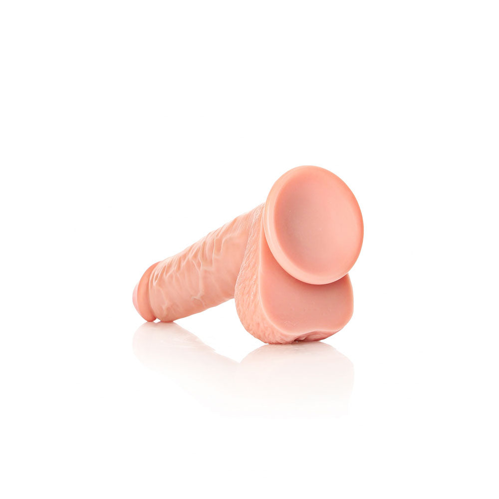 REALROCK 23 cm Straight Realistic Dildo with Balls - 9 Inch Dong > Dildos > Large Dildos