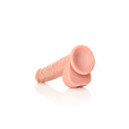 RealRock Straight Realistic Dildo with Balls – 25.5 cm Length, 4.5 cm Diameter Dong > Dildos > Large Dildos