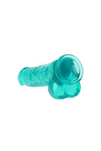 REALROCK Crystal Clear Realistic Dildo with Balls 10 Inch – Suction Cup Dildo > Dildos > Large Dildos