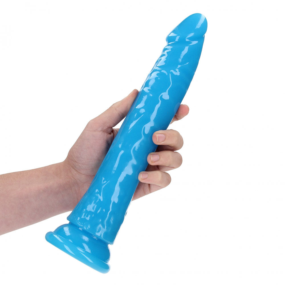 RealRock Slim Glow in the Dark Neon – 29 cm Glow in Dark Dildo > Dildos > Large Dildos