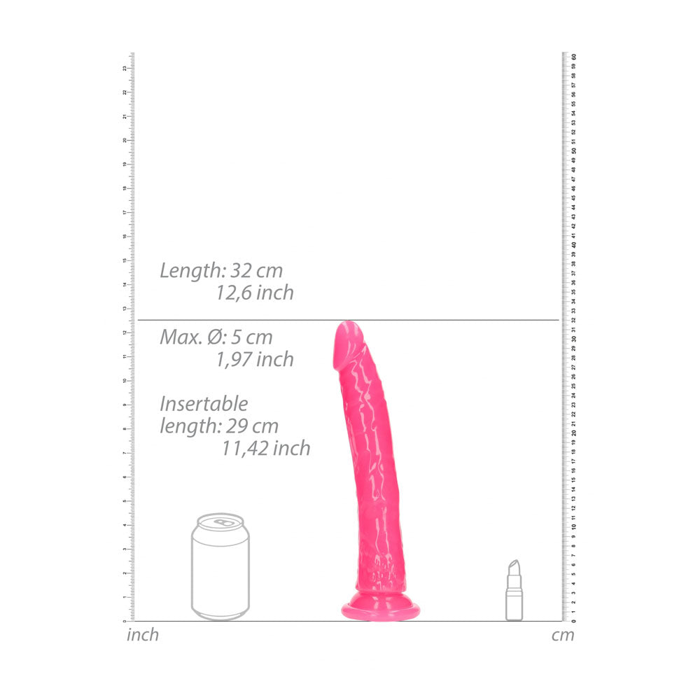 REALROCK Slim Glow in the Dark 29 cm Dildo > Dildos > Large Dildos