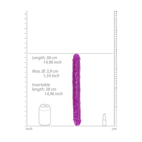 Realrock 38 Centimeter Double Dong Glow 15 Inch Double Dongs