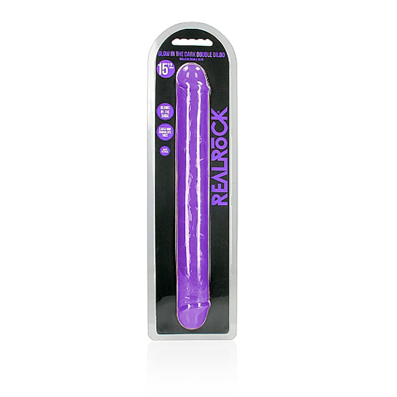 Realrock 38 Centimeter Double Dong Glow in the Dark 15 Inch > Dildos > Double Dildos