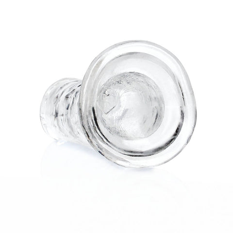 RealRock 15.5 cm Straight Clear Dildo – Transparent 6 Inch Dong > Dildos > Slim Dildos