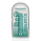 Realrock 15.5 cm Straight Dildo – Clear 6 Inch Dildo > Dildos > Realistic Dildos