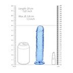REALROCK 18 cm Straight Crystal Clear Dildo > Dildos > Realistic Dildos