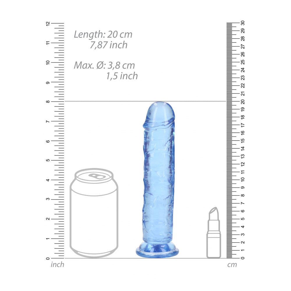 REALROCK 18 cm Straight Crystal Clear Dildo > Dildos > Realistic Dildos