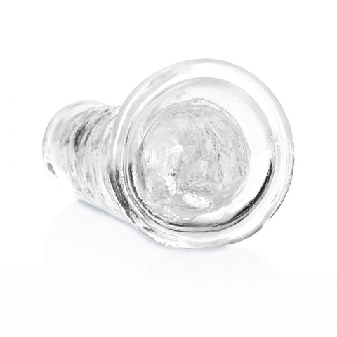 REALROCK 18 cm Straight Dildo - Clear - Clear 18 cm (7'') Dong DONGS