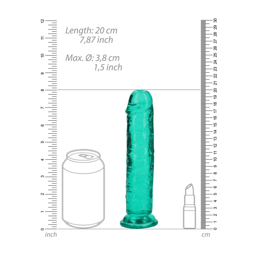 RealRock 18 cm Straight Dildo – Clear 7 Inch Dildo > Dildos > Realistic Dildos