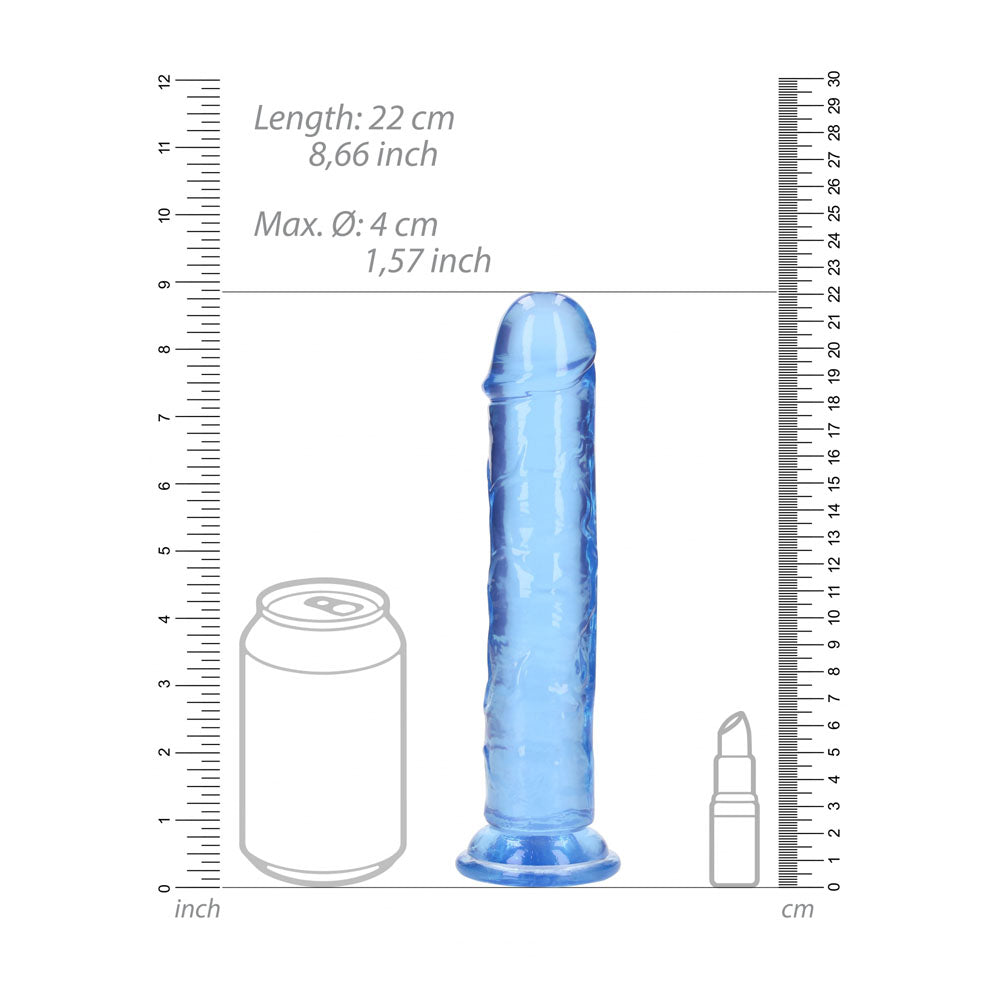 REALROCK 20 cm Straight Crystal Clear Dildo > Dildos > Realistic Dildos