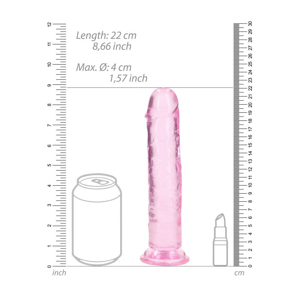 Realrock 20 cm Straight Dildo – Clear 20 cm Dildo > Dildos > Realistic Dildos
