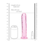 REALROCK 20 cm Straight Crystal Clear Dildo > Dildos > Realistic Dildos