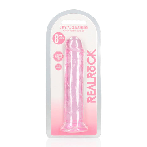 Realrock 20 cm Straight Dildo – Clear 20 cm Dildo > Dildos > Realistic Dildos
