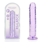 RealRock Crystal Clear Straight Dildo 8 Inch