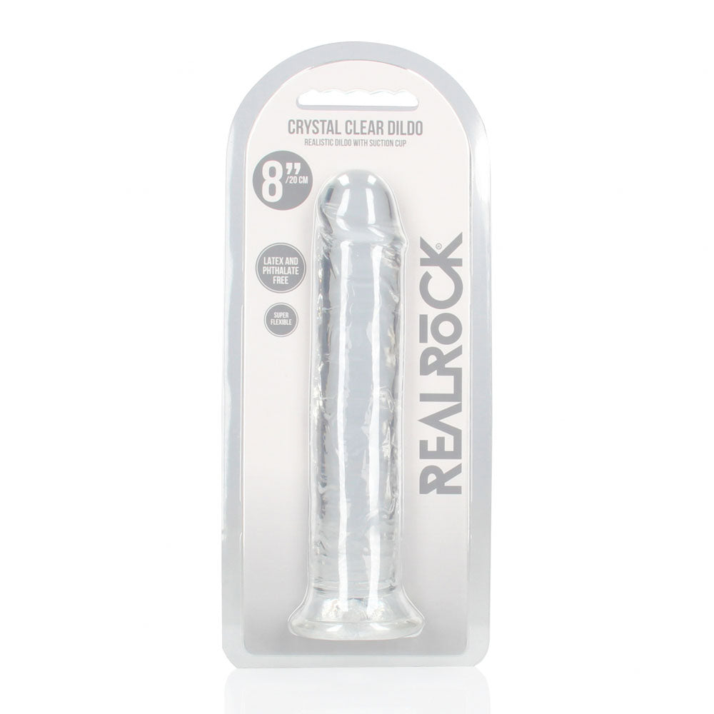 RealRock 20 cm Straight Dildo – Transparent 20 cm Dildo > Dildos > Realistic Dildos